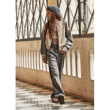 Pantalón largo tejano gris - Imagen 1