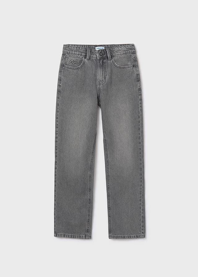 Pantalón largo tejano gris - Imagen 2