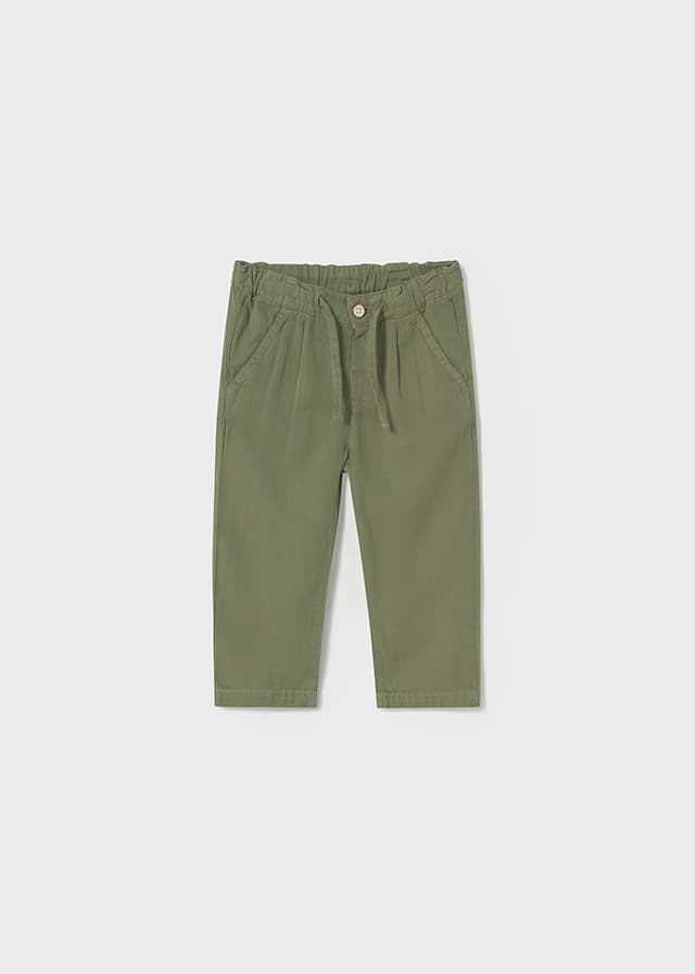Pantalón lino salvia - Imagen 1