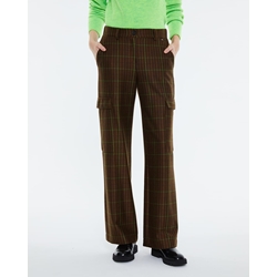 Pantalón marrón cuadros - Imagen 1