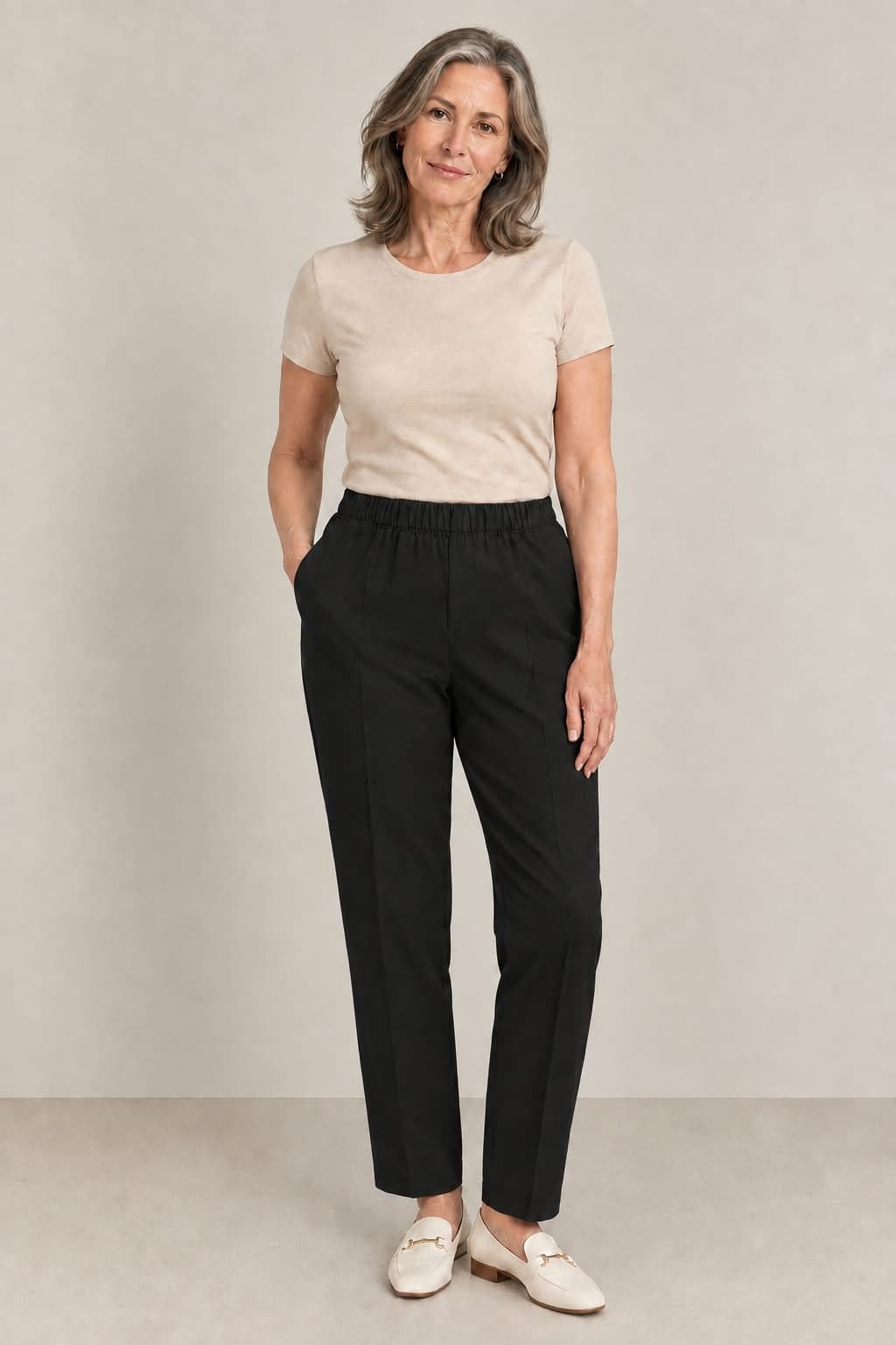 Pantalón otomán negro - Imagen 1