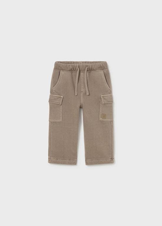 Pantalón punto cargo trufa - Imagen 2