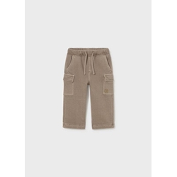 Pantalón punto cargo trufa - Imagen 2