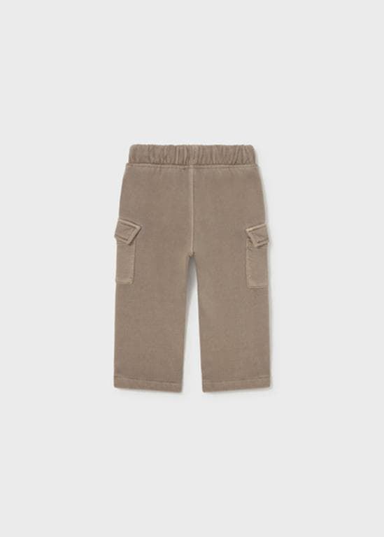 Pantalón punto cargo trufa - Imagen 3
