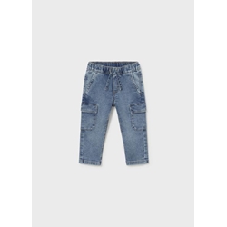 Pantalón soft denim cargo - Imagen 2