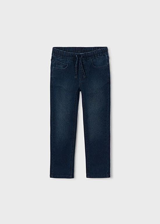 Pantalón soft denim jogger blue black - Imagen 2