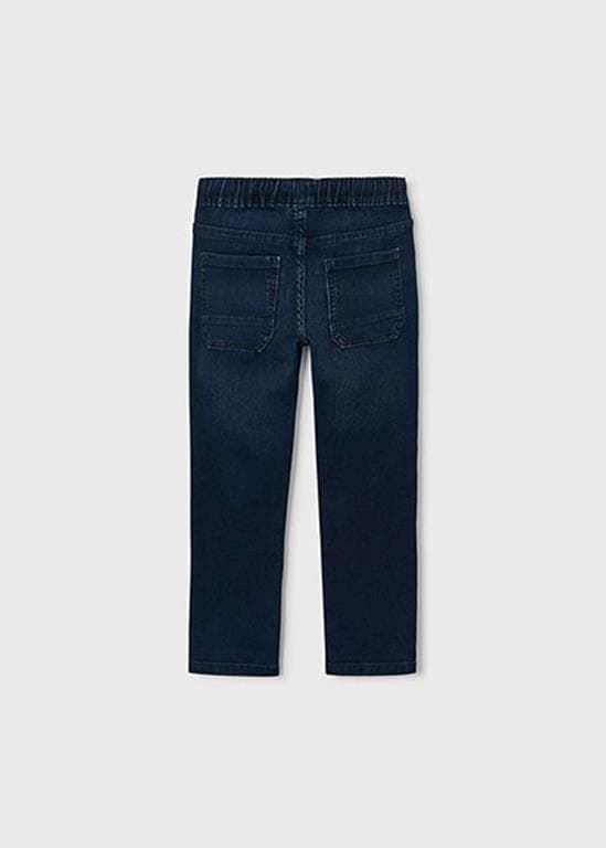 Pantalón soft denim jogger blue black - Imagen 3