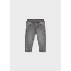Pantalón soft denim jogger gris - Imagen 2