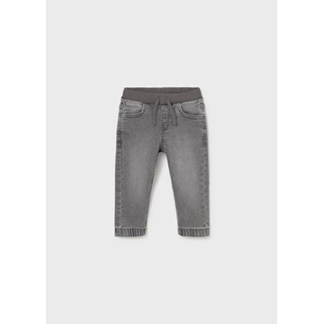 Pantalón soft denim jogger gris - Imagen 2