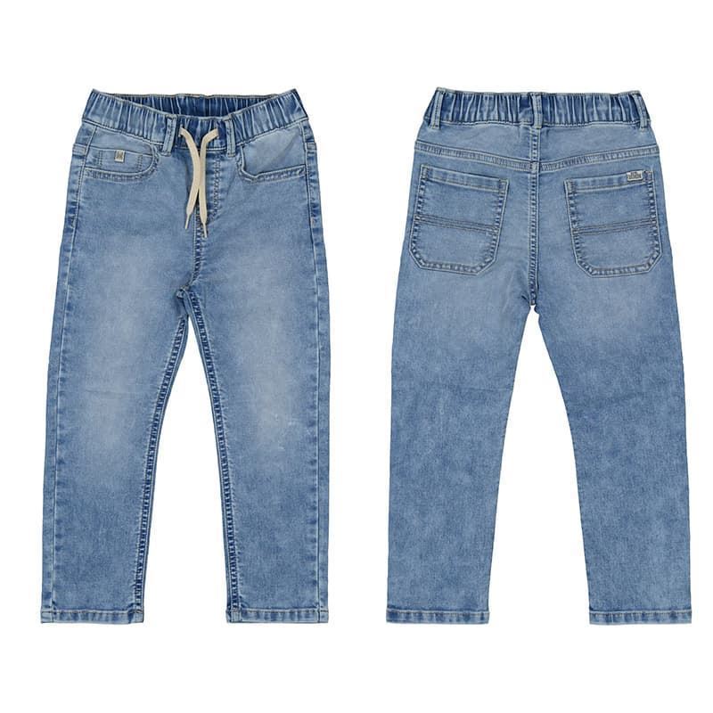 Pantalón soft denim jogger medio - Imagen 1