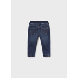 Pantalón soft denim jogger oscuro - Imagen 2