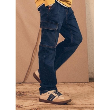 Pantalón soft denim jogger oscuro - Imagen 2