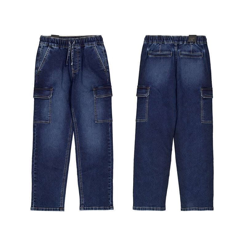 Pantalón soft denim jogger oscuro - Imagen 7