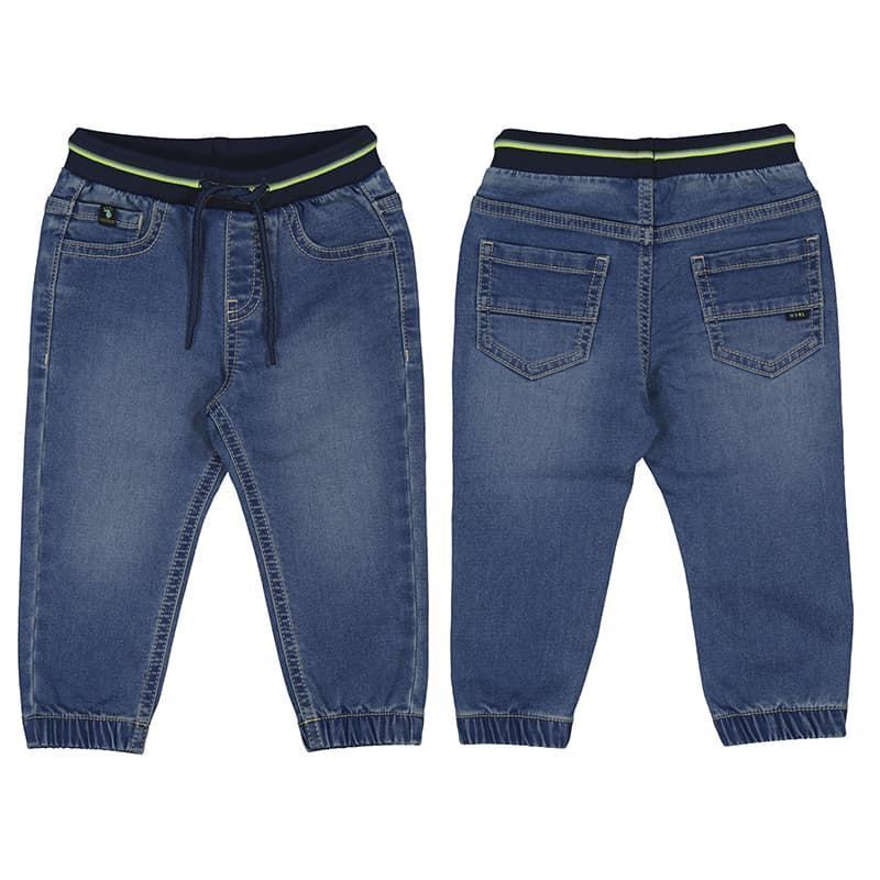 Pantalón soft denim patente - Imagen 1