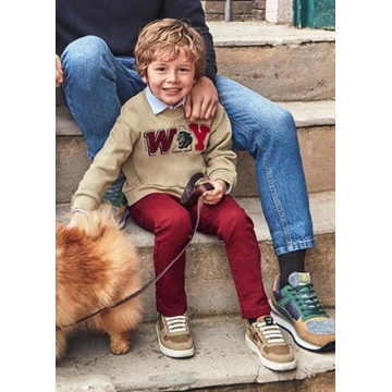 Pantalón soft jogger wine - Imagen 1