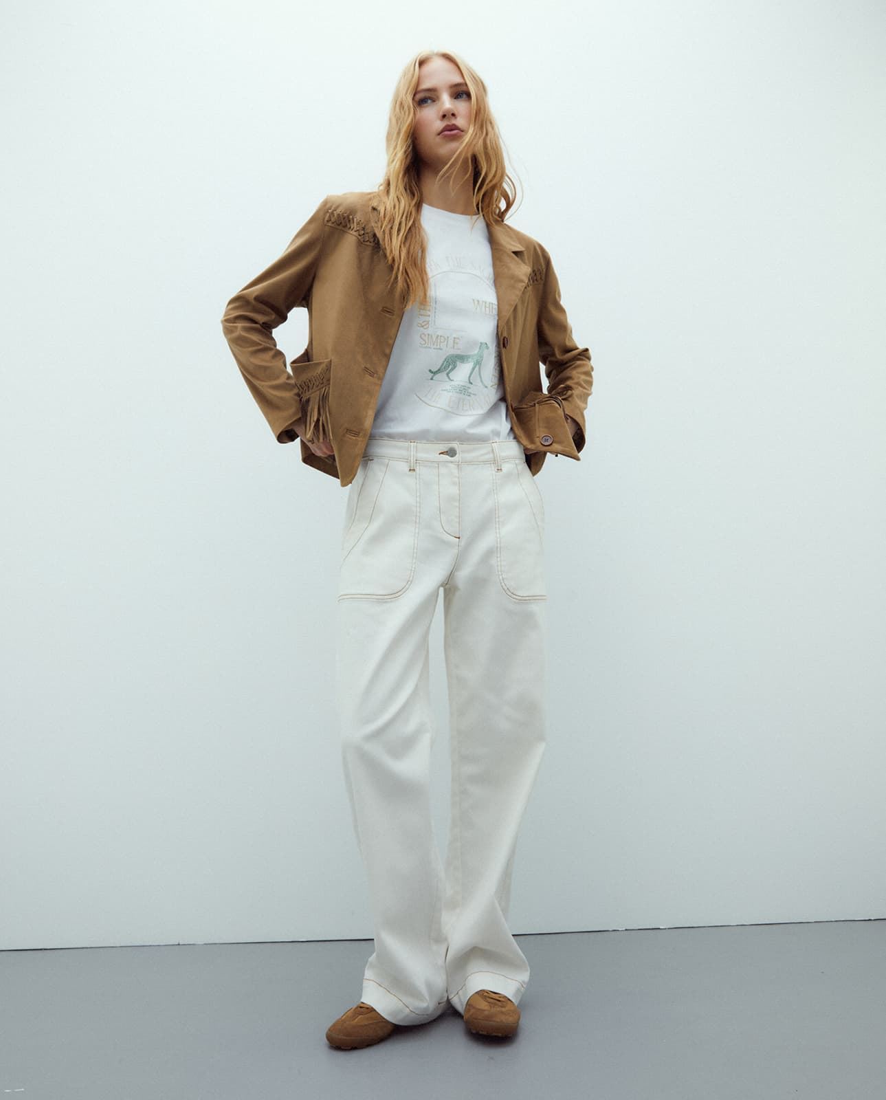 Pantalón tejano crudo - Imagen 4