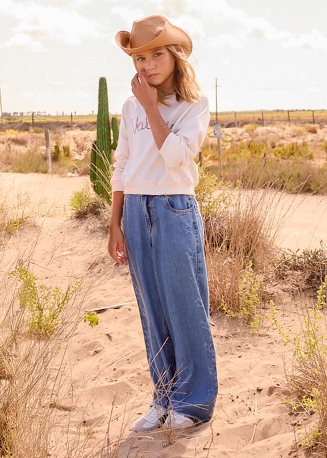 Pantalón tejano fluido - Imagen 5