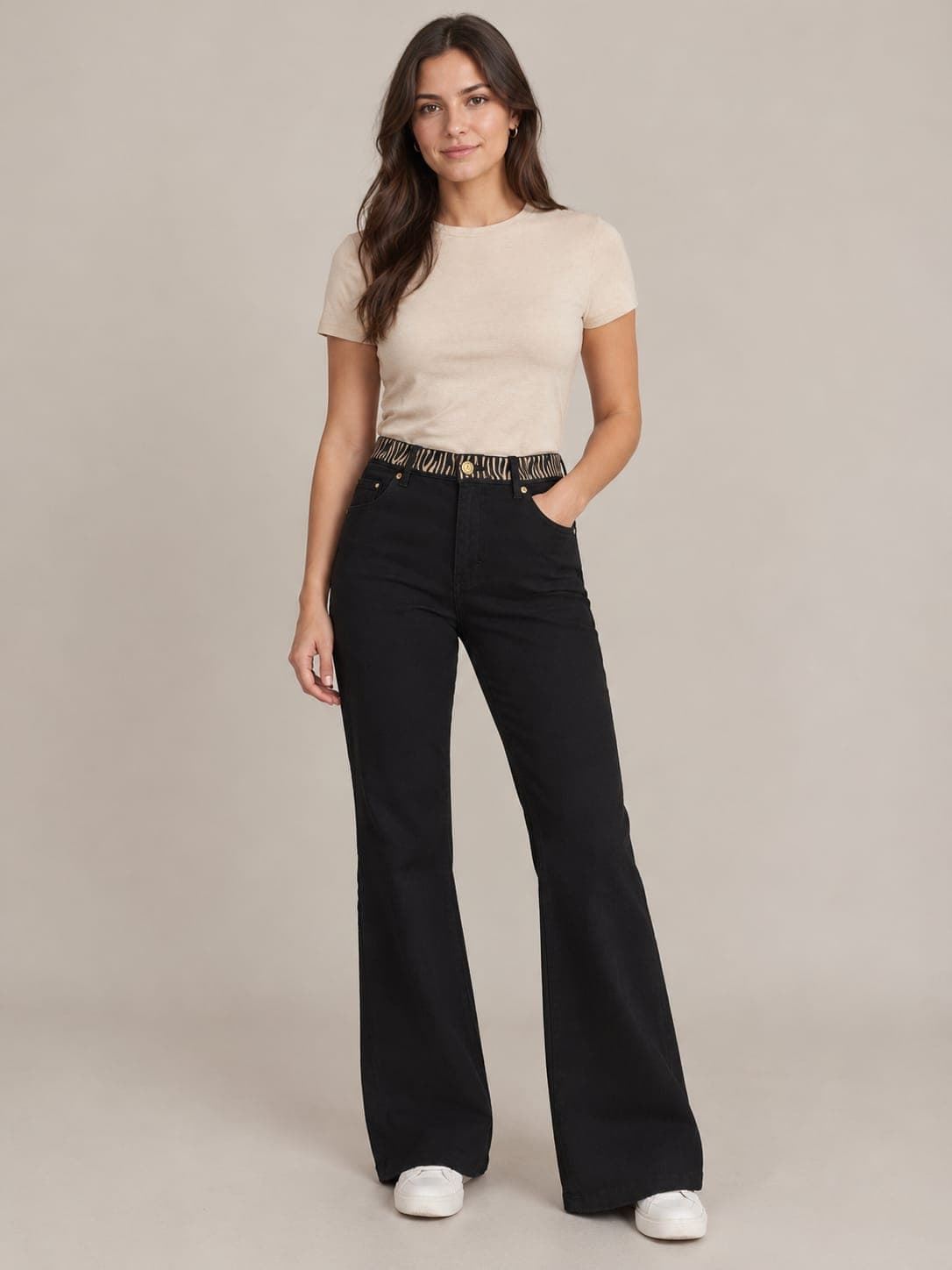 Pantalón tejano negro - Imagen 1