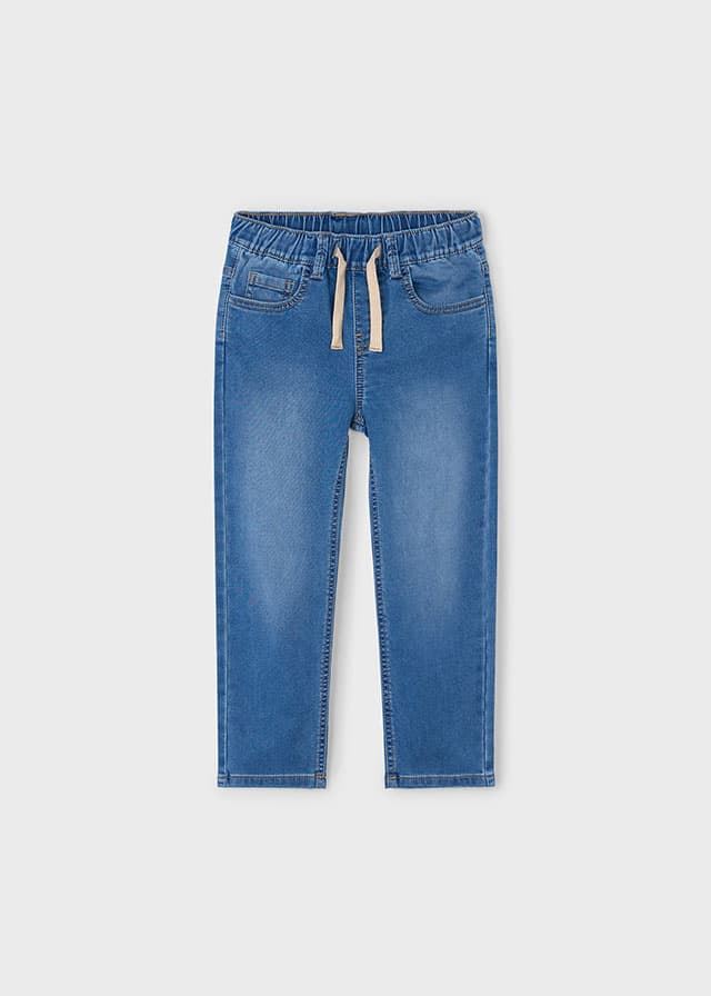 Pantalón vaquero jogger medio - Imagen 2