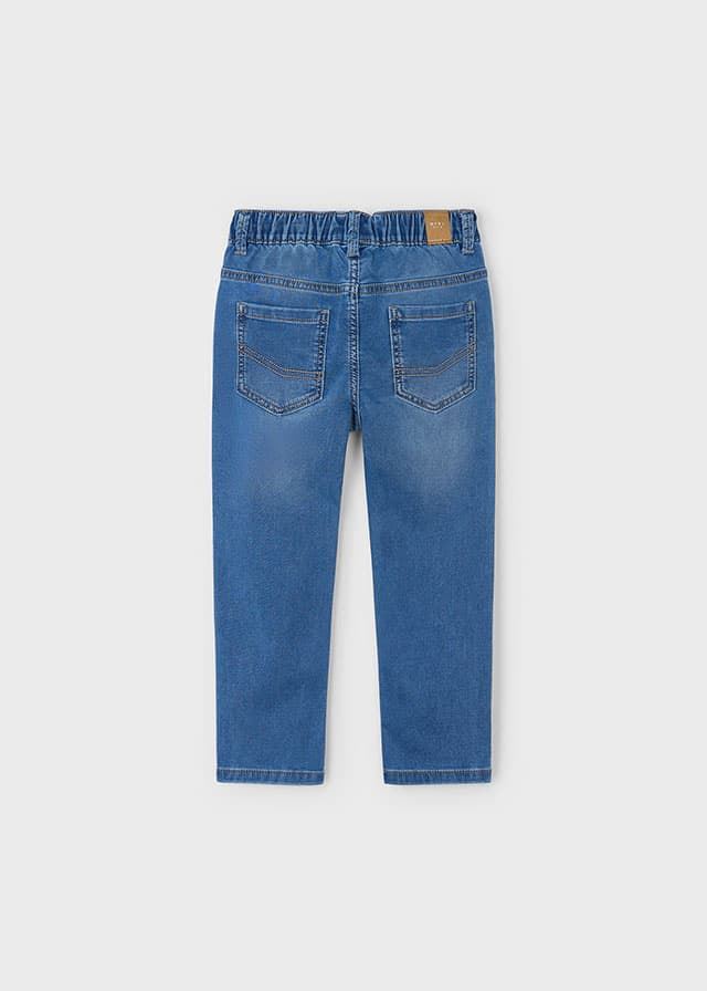 Pantalón vaquero jogger medio - Imagen 3