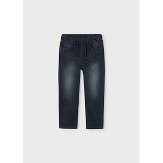 Pantalón vaquero jogger negro - Imagen 1