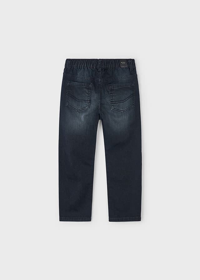 Pantalón vaquero jogger negro - Imagen 2