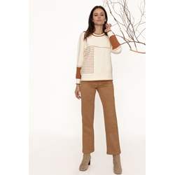 Pantalón Viena camel - Imagen 1