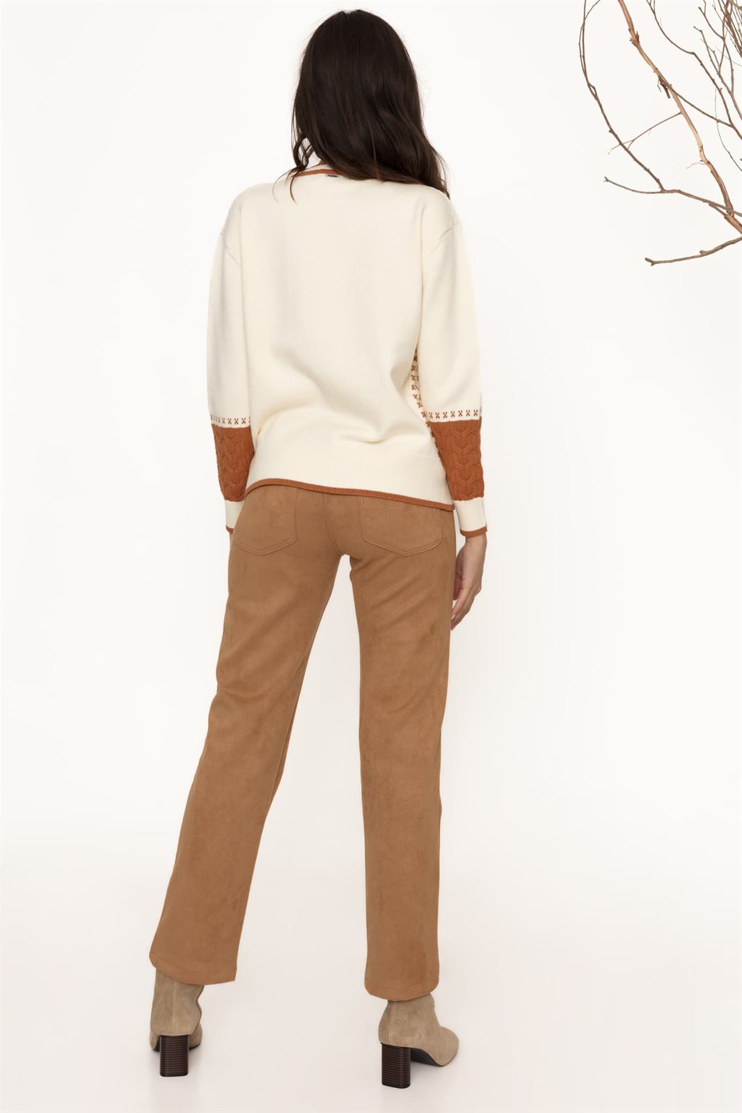 Pantalón Viena camel - Imagen 2