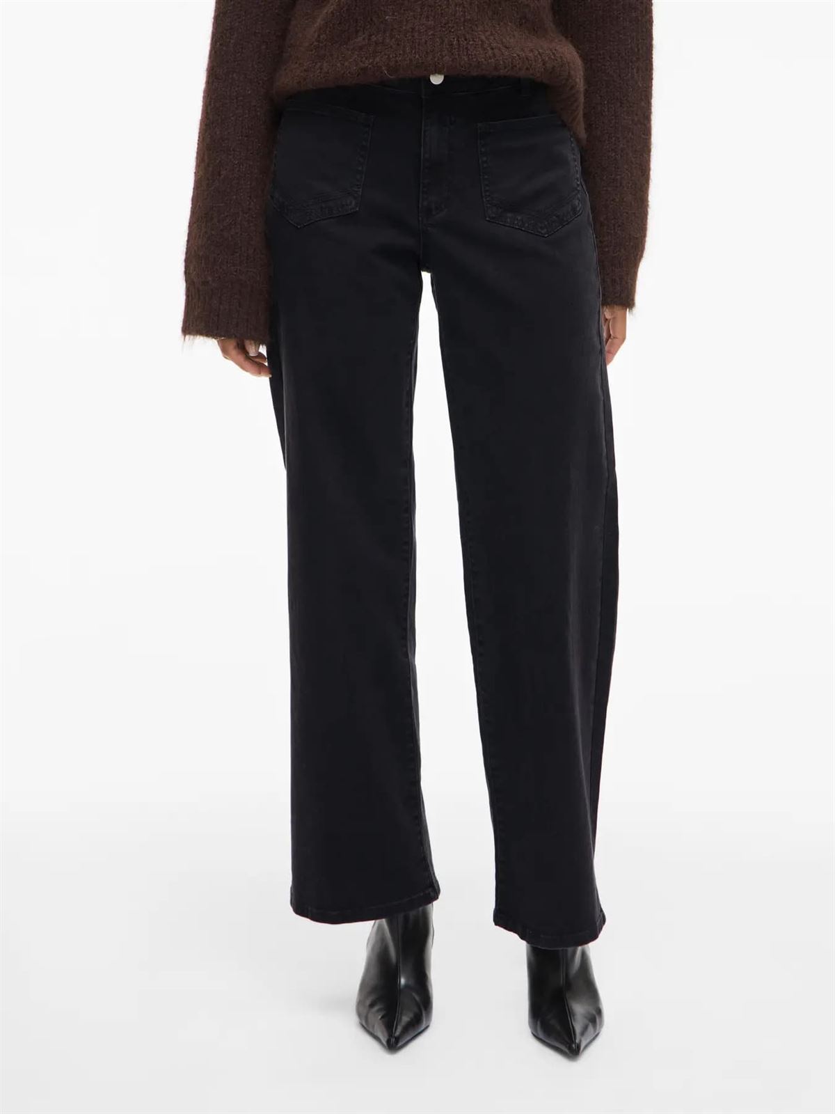 Pantalón vilorie negro - Imagen 1
