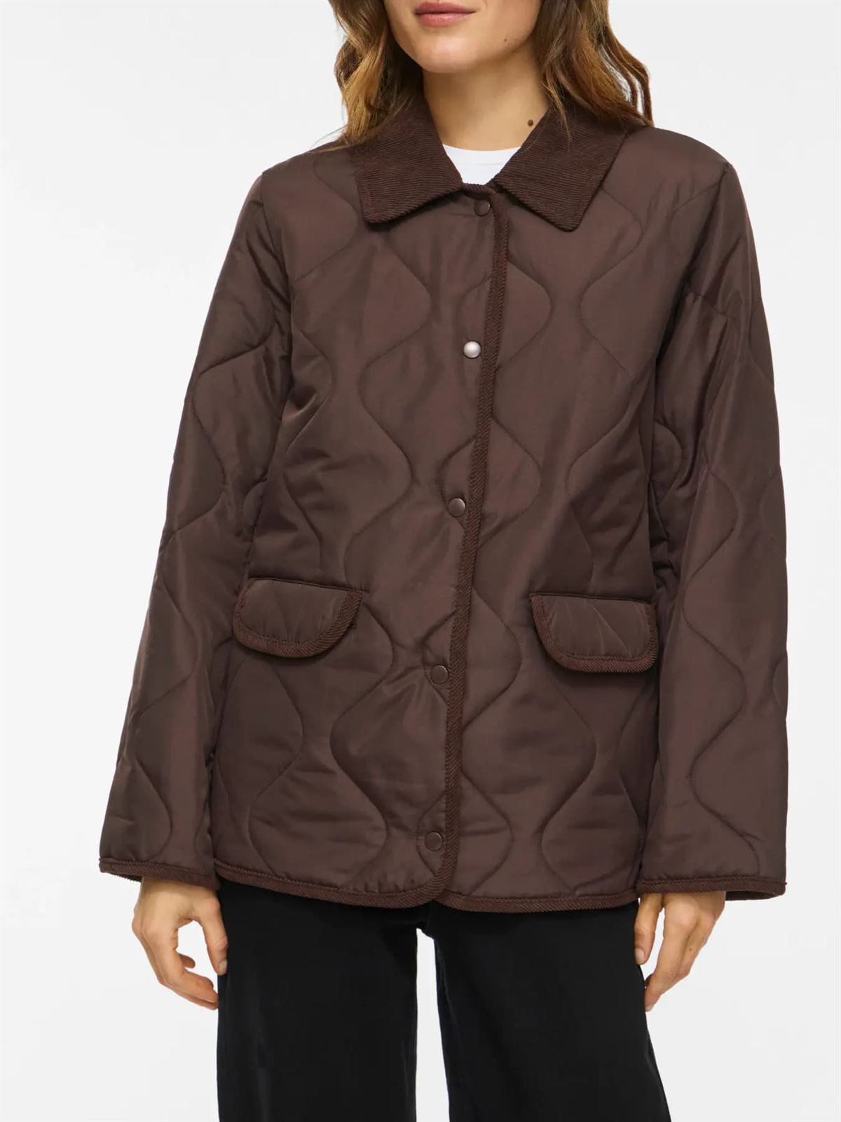 Parka corta vitate coffee bean - Imagen 3