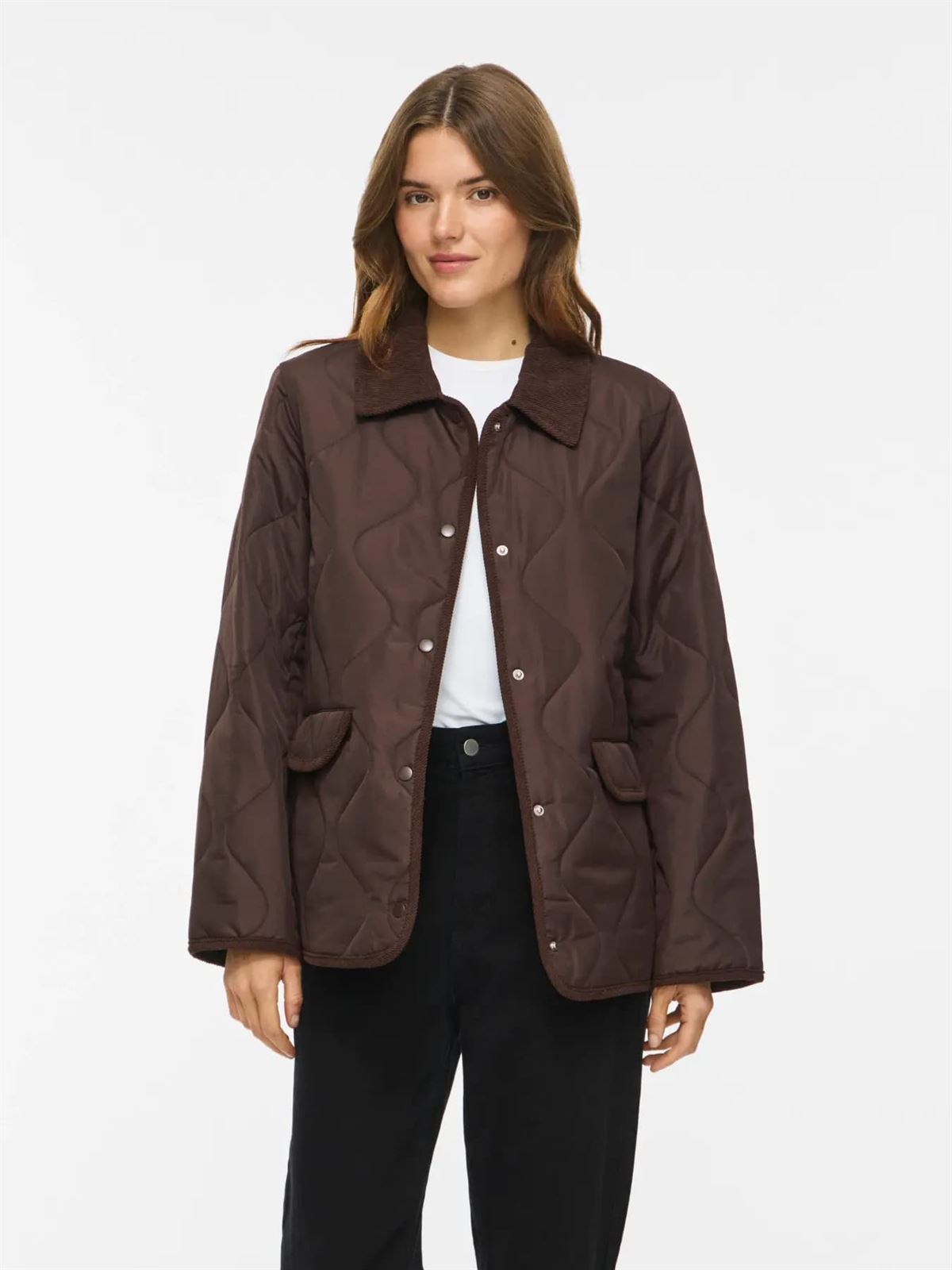 Parka corta vitate coffee bean - Imagen 4