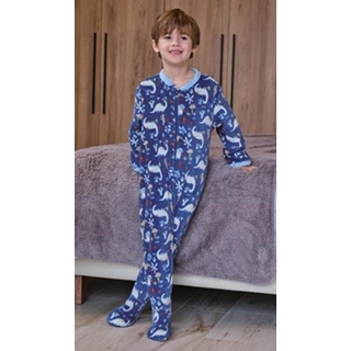 Pelele-manta dinos azul - Imagen 1