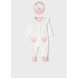 Pelele rosa baby - Imagen 1