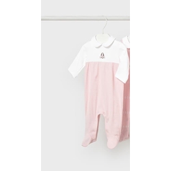 Pelele rosa baby - Imagen 1