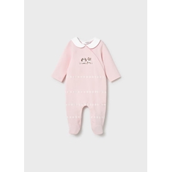 Pelele rosa baby - Imagen 1