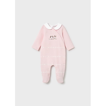 Pelele rosa baby - Imagen 1