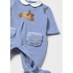 Pelele tundosado dream-blue - Imagen 2