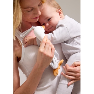 Peluche portachupete plata - Imagen 1