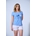 Pijama corto azul - Imagen 1