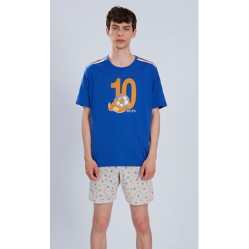 Pijama corto azulón - Imagen 1