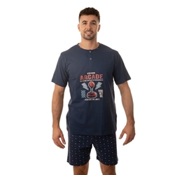 Pijama corto marino - Imagen 1