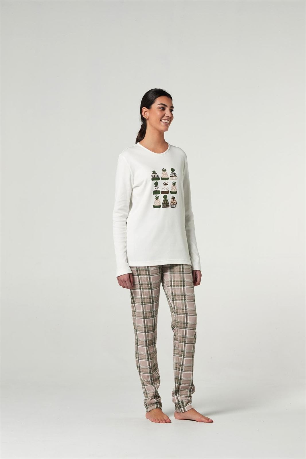 Pijama crudo-verde - Imagen 1