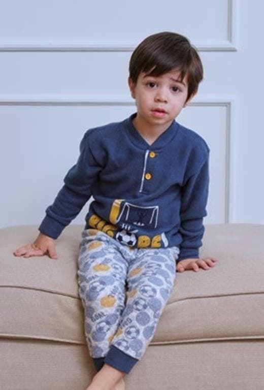 Pijama fútbol marino - Imagen 1