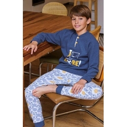Pijama fútbol marino - Imagen 1
