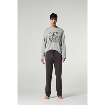 Pijama gris - Imagen 1