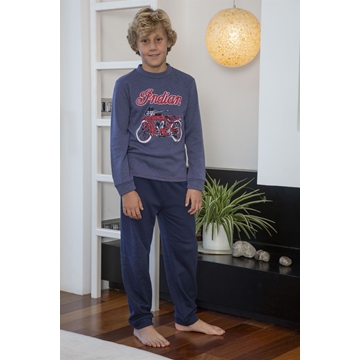 Pijama marino moto - Imagen 1