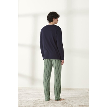 Pijama marino-verde - Imagen 2