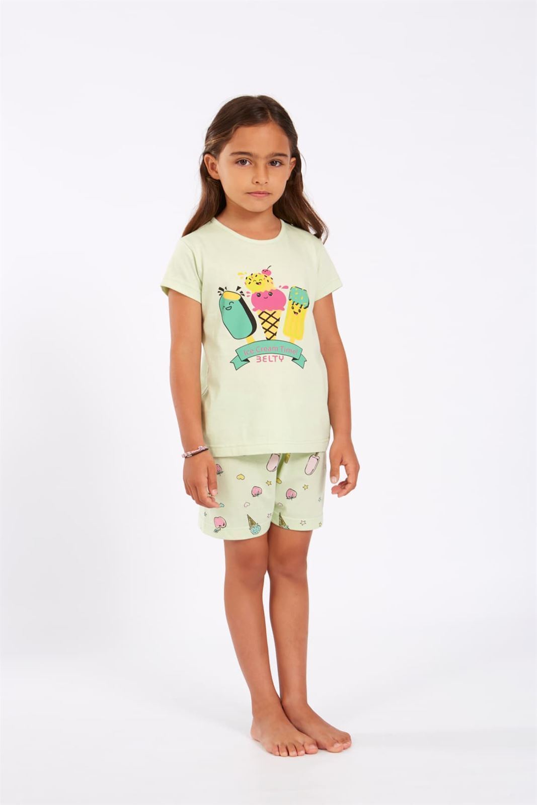 Pijama niña verde - Imagen 1