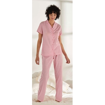 Pijama rosa botones - Imagen 1