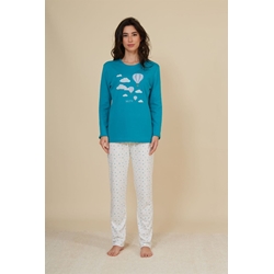 Pijama turquesa - Imagen 1